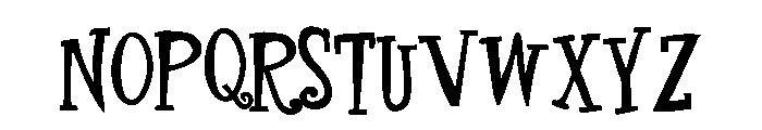 PN Finger-licking Good Bold Font UPPERCASE