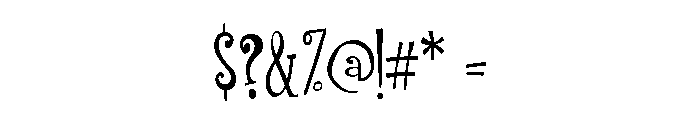 PN Finger-licking Good Condensed Font OTHER CHARS