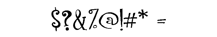 PN Finger-licking Good Expanded Font OTHER CHARS