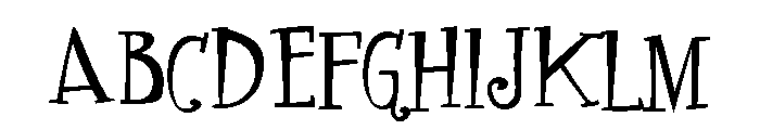PN Finger-licking Good Expanded Font UPPERCASE