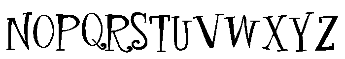 PN Finger-licking Good Expanded Font UPPERCASE
