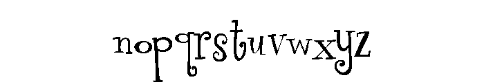 PN Finger-licking Good Font LOWERCASE