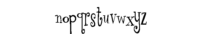 PN Finger-licking Long Font LOWERCASE
