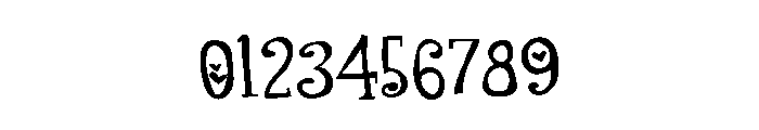 PN Finger-licking Love Expanded Font OTHER CHARS
