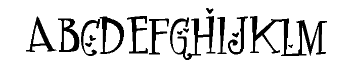 PN Finger-licking Love Expanded Font UPPERCASE