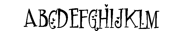 PN Finger-licking Love Font UPPERCASE