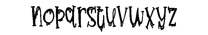 PN Froogfears Condensed Font LOWERCASE