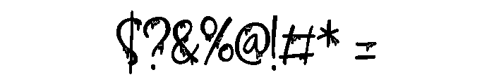 PN Froogfears Script Condensed Font OTHER CHARS