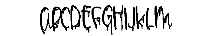 PN Froogfears Script Condensed Font UPPERCASE