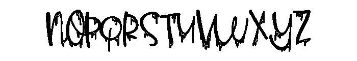 PN Froogfears Script Condensed Font UPPERCASE