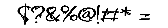 PN Froogfears Script Expanded Font OTHER CHARS