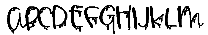 PN Froogfears Script Expanded Font UPPERCASE