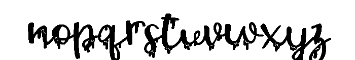 PN Froogfears Script Expanded Font LOWERCASE