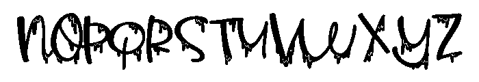 PN Froogfears Script Font UPPERCASE