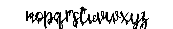 PN Froogfears Script Font LOWERCASE