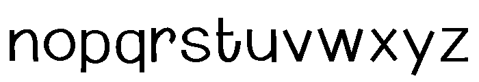 PN Fudright Bold Font LOWERCASE