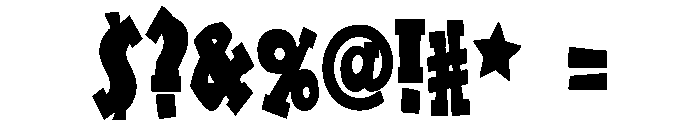PN Funmaker Condensed Font OTHER CHARS