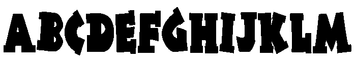 PN Funmaker Condensed Font UPPERCASE