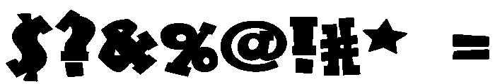 PN Funmaker Expanded Font OTHER CHARS