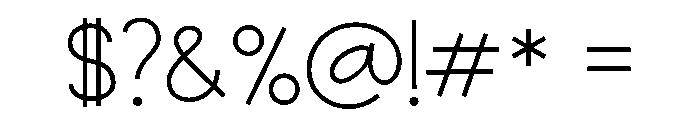 PN Girlcott Light Font OTHER CHARS
