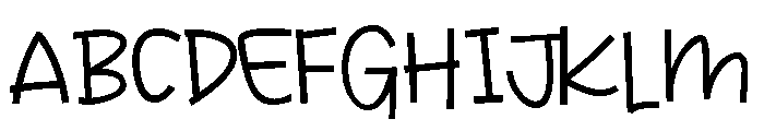 PN Girlcott Font UPPERCASE