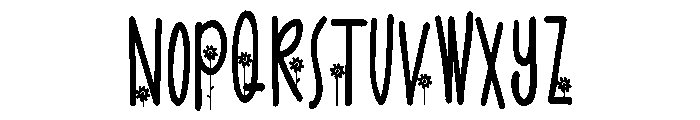 PN Golden Bloom Condensed Font UPPERCASE