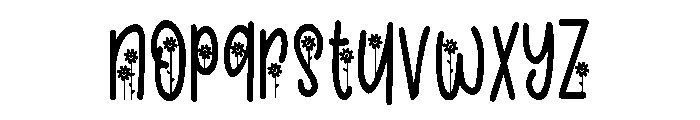 PN Golden Bloom Condensed Font LOWERCASE