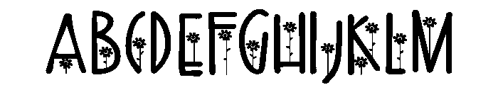 PN Golden Bloom Expanded Font UPPERCASE