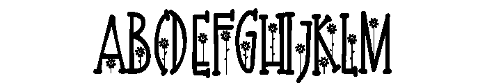 PN Golden Bloom Too Condensed Font UPPERCASE