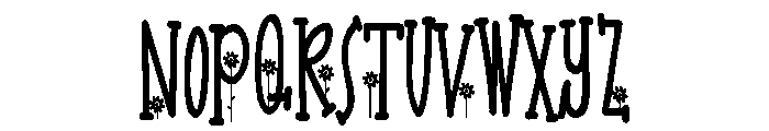 PN Golden Bloom Too Condensed Font UPPERCASE