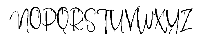 PN Gossip Gruesome Script Condensed Font UPPERCASE