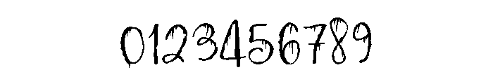 PN Gossip Gruesome Script Expanded Font OTHER CHARS