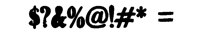 PN Gouda Looking Bold Font OTHER CHARS