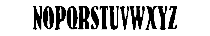 PN Gouda Looking Condensed Font UPPERCASE