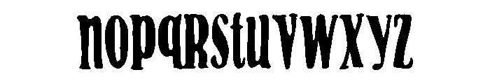 PN Gouda Looking Condensed Font LOWERCASE