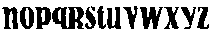 PN Gouda Looking Expanded Font LOWERCASE