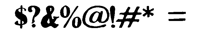 PN Gouda Looking Love Expanded Font OTHER CHARS