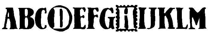 PN Gouda Looking Love Expanded Font UPPERCASE