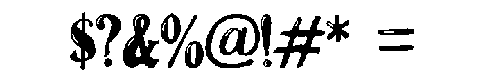 PN Gouda Looking Love Glow Font OTHER CHARS