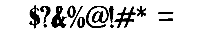 PN Gouda Looking Font OTHER CHARS