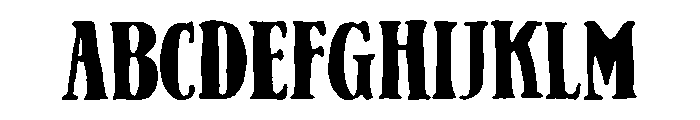PN Gouda Looking Font UPPERCASE
