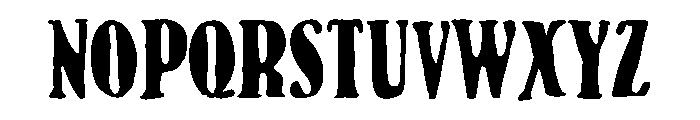 PN Gouda Looking Font UPPERCASE