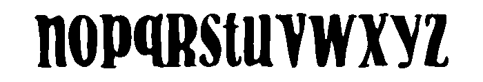 PN Gouda Looking Font LOWERCASE
