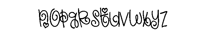 PN Greatest Girlfriend Condensed Font LOWERCASE