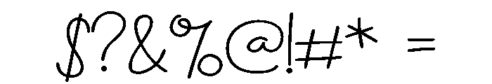 PN Greatest Girlfriend Expanded Font OTHER CHARS