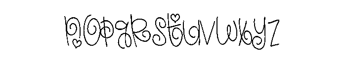 PN Greatest Girlfriend Light Condensed Font LOWERCASE