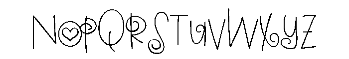PN Greatest Girlfriend Light Font UPPERCASE