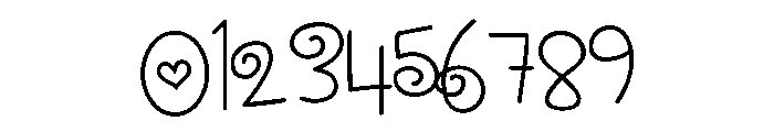 PN Greatest Girlfriend Font OTHER CHARS