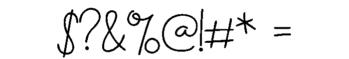 PN Greatest Girlfriend Font OTHER CHARS
