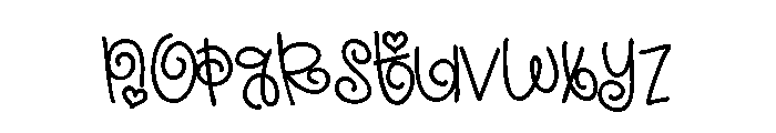 PN Greatest Girlfriend Font LOWERCASE